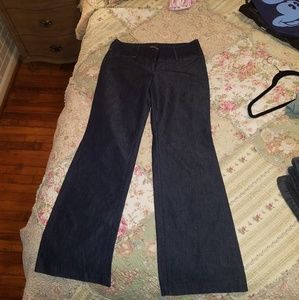 Denim dress pants
